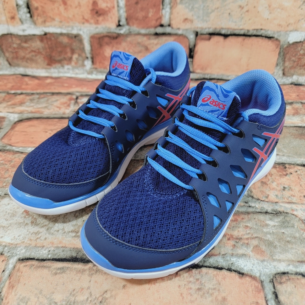 Asics Gel Fit Tempo 2 Blue Running Sneakers Women's Size 6